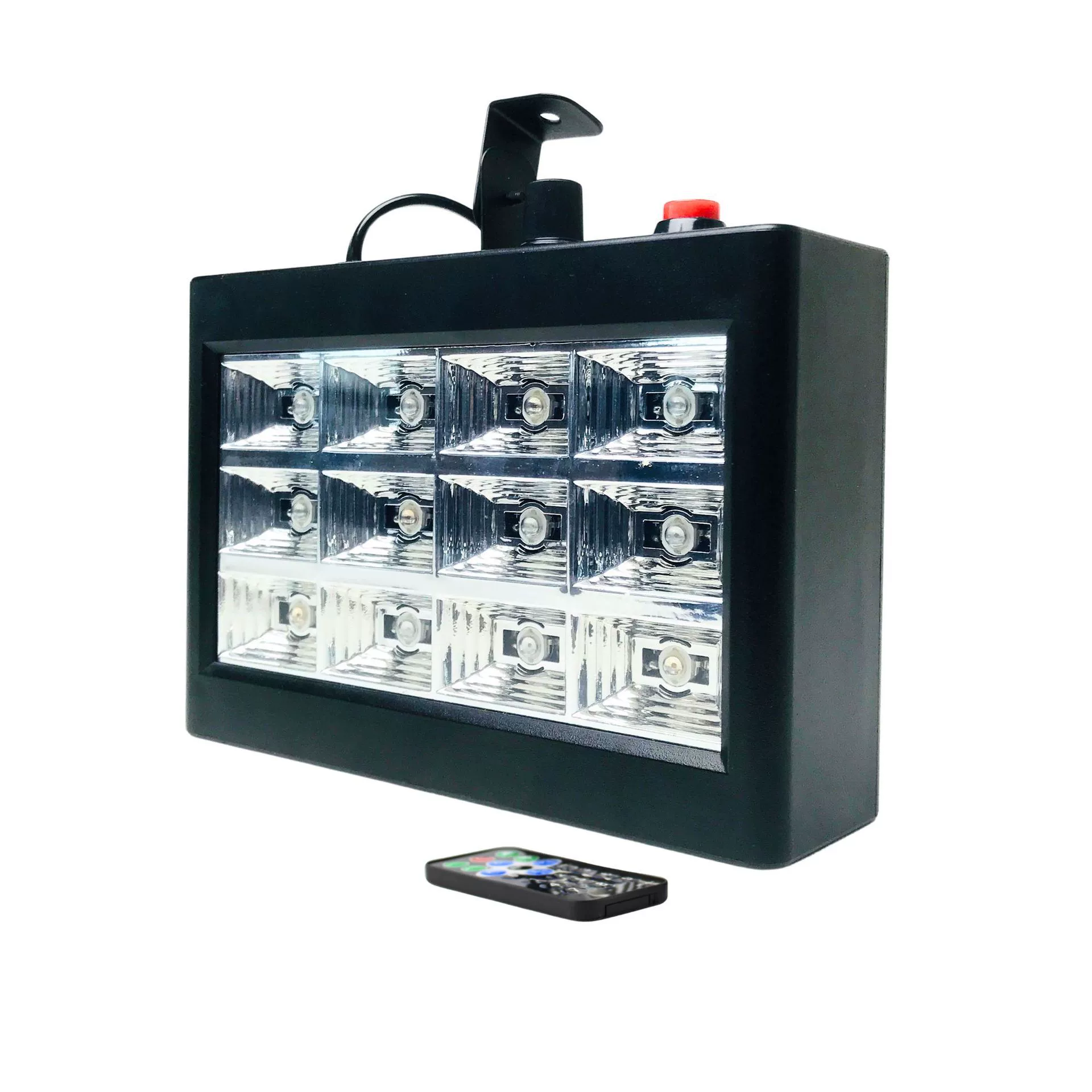 Оптовая продажа от производителя: 12 светодиодных стробоскопов для сцены KTV, электронные световые эффекты с управлением звуком, трехцветные самодвижущиеся мигающие огни