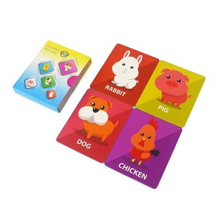 Wholesale Early Education Flash Cards for 0 to 3-Year-Old Babies to Learn to Read Pictures and Read, Unbreakable Educational Early Education Cognitive Cards