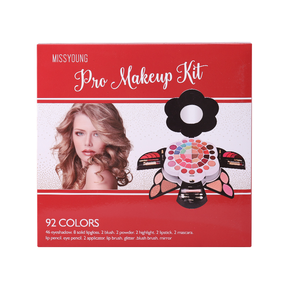 Wholesale of cross-border cosmetics, Amazon, European and American pearlescent and matte eyeshadow, blush, high-gloss lipstick, cosmetics and makeup sets undefined