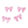 Bow tie for hair straightening, children's hair accessory, flashing nail sequins with bow, 4.5cm, with embroidery