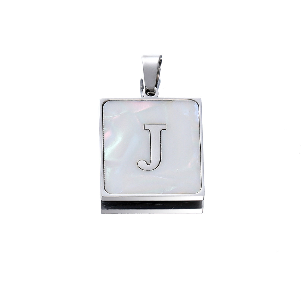 4g Weight Pendant Jewelry Making Type DIY Jewelry Accessories Classification 304 Stainless Steel Material Letter Pattern Plating Design Casual, Sports Style 304 Stainless Steel Letter Pendant 12
