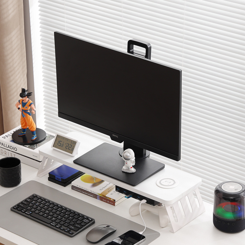 올 화이트 USB3.0+ 무선 충전 [길이 60 폭 20] 탄소강 경사 다리