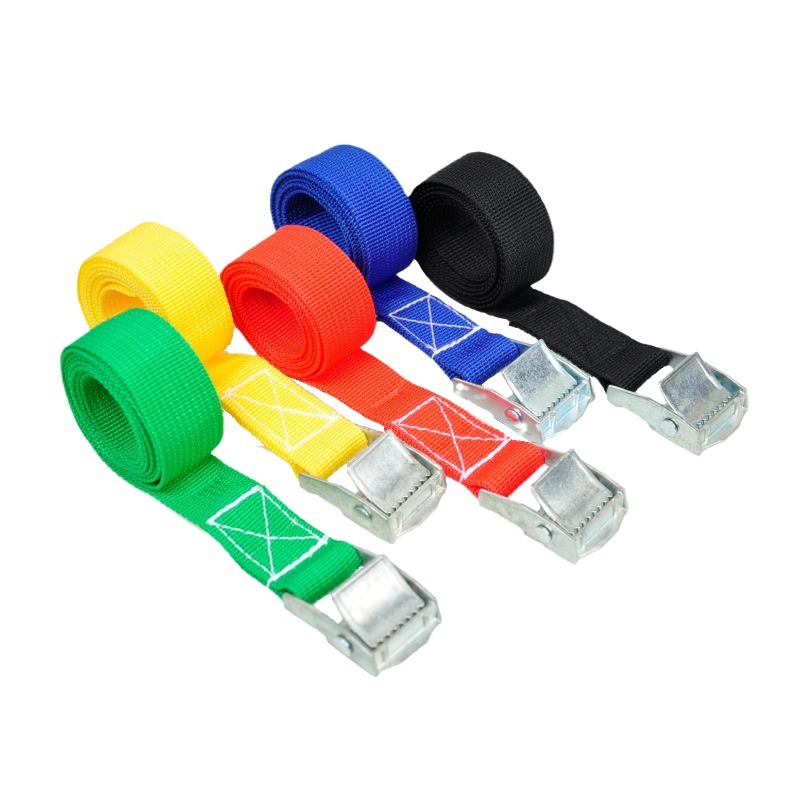 Spot aleación de zinc correa de hebilla de presión logística carga equipaje placa de sujeción alambre de polipropileno correa de sujeción fija negro