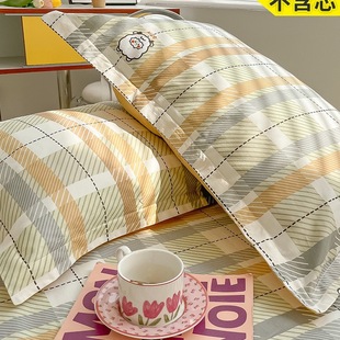 48X74 Pillowcase Pure Cotton Pillowcase Pillow Bag Pillow Leather Pillow Core Cover Pair of Pure Cotton Pillowcases