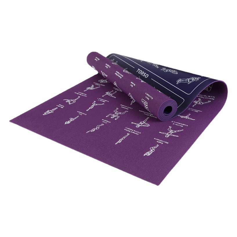 pvc men's fitness mat non-slip yoga mat manufacturers cross-border sports home rubber professional training action mat
