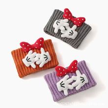 米奇林秋冬儿童可爱卡通针织发带少女心新款小手头饰洗脸化妆头套