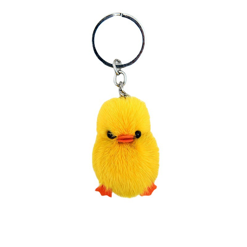B.Duck, cute plush keychain, mobile phone, pendant, duck