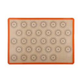 亚马逊热卖 马卡龙硅胶烤垫 耐高温烤盘垫 曲奇不粘垫 烤箱烘焙垫