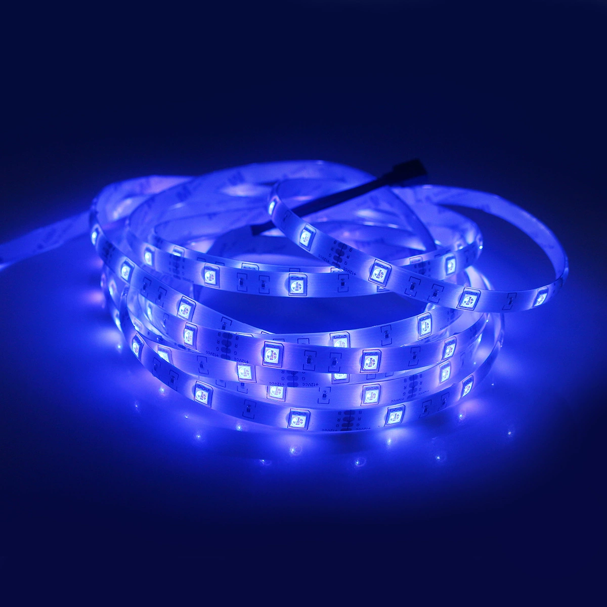 Светодиодная лента 5050 RGB с модулем Wi‑Fi, умная подсветка для граффити/декора, управление через мобильное приложение, голосовое управление, музыкальный режим