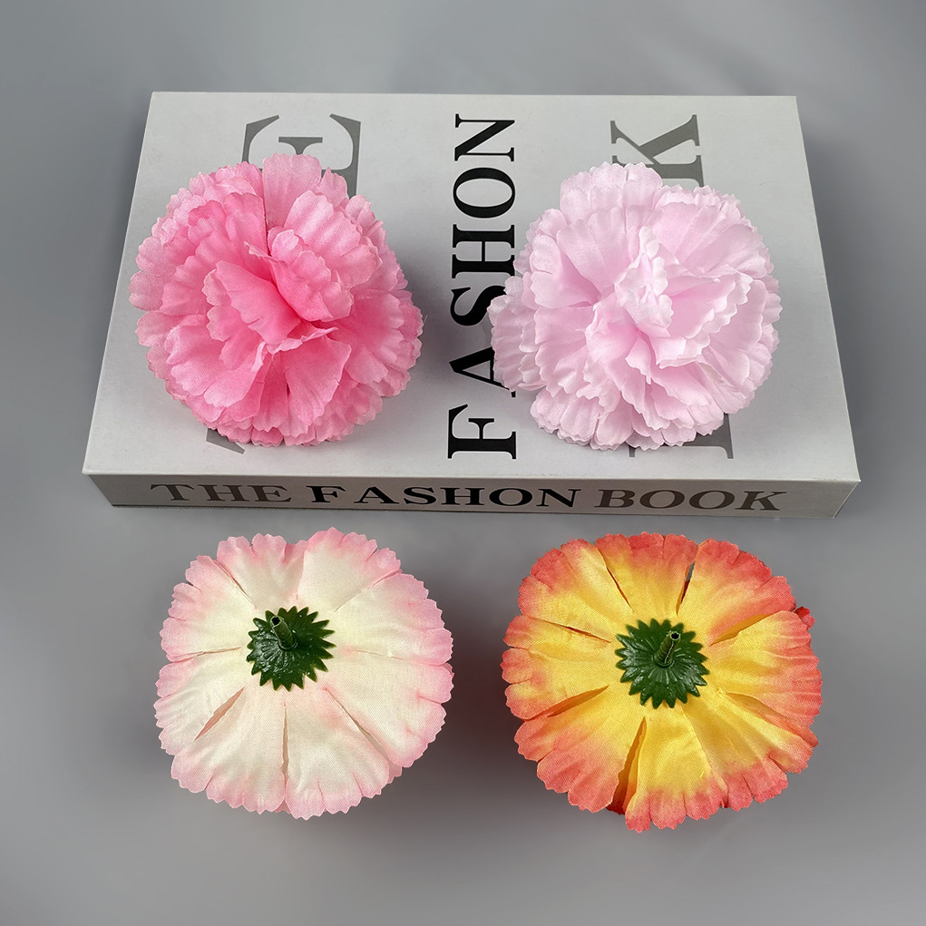 Simulación de la cabeza de la flor de clave grande ingeniería de calendula paisajismo sala de bodas del día del maestro material DIY decoración de pastel