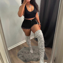 TC70168#ŷ������ѷ����ͨŮʽ�������ն̿��ɫţ�п�