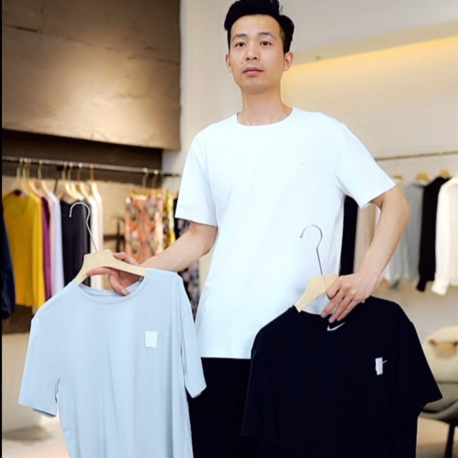 0528-23 Men's and Women's Short-Sleeved Dri-Fit Running Quick-Drying Sports Half-Sleeved Skin-Friendly Breathable Cool T-Shirt