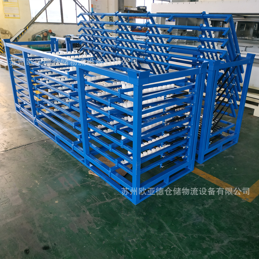 方管焊接可折叠架子 防水卷材运输架 冷库仓库堆垛架
