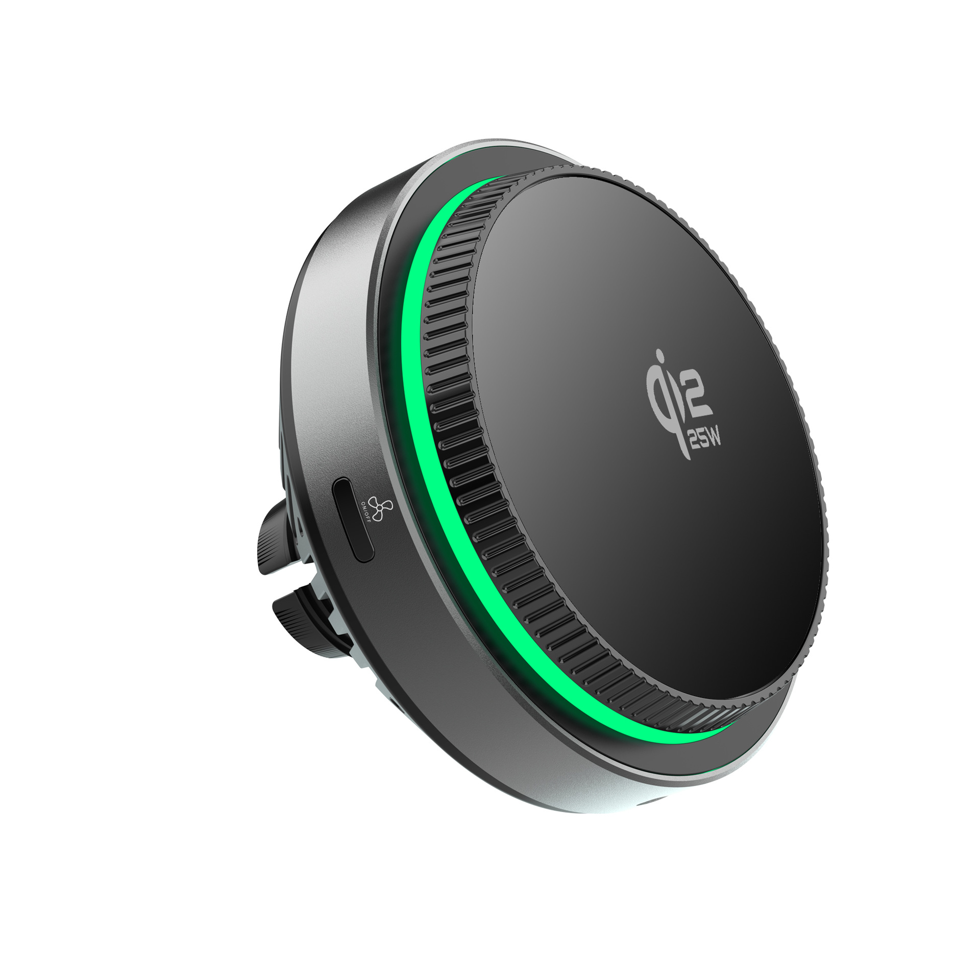 Magnetisk trådløs biloplader med køling og rgb lys_voghion.com