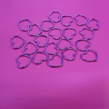 新款外贸 ins复古镂空桃心项链服饰装饰手工吊坠 diy厂家批发配件