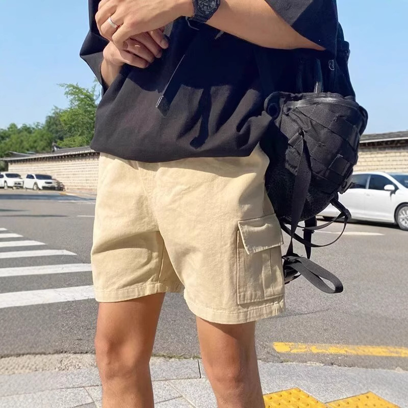 Cross-Border Work Shorts Men's Summer New Casual Pants Men's Five-Point Pants Multi-Pocket Pants Men's Outer Wear Wide Cross-Border