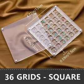 热款亚克力贝壳展示盒 Acrylic Magnetic Seashell Display Box