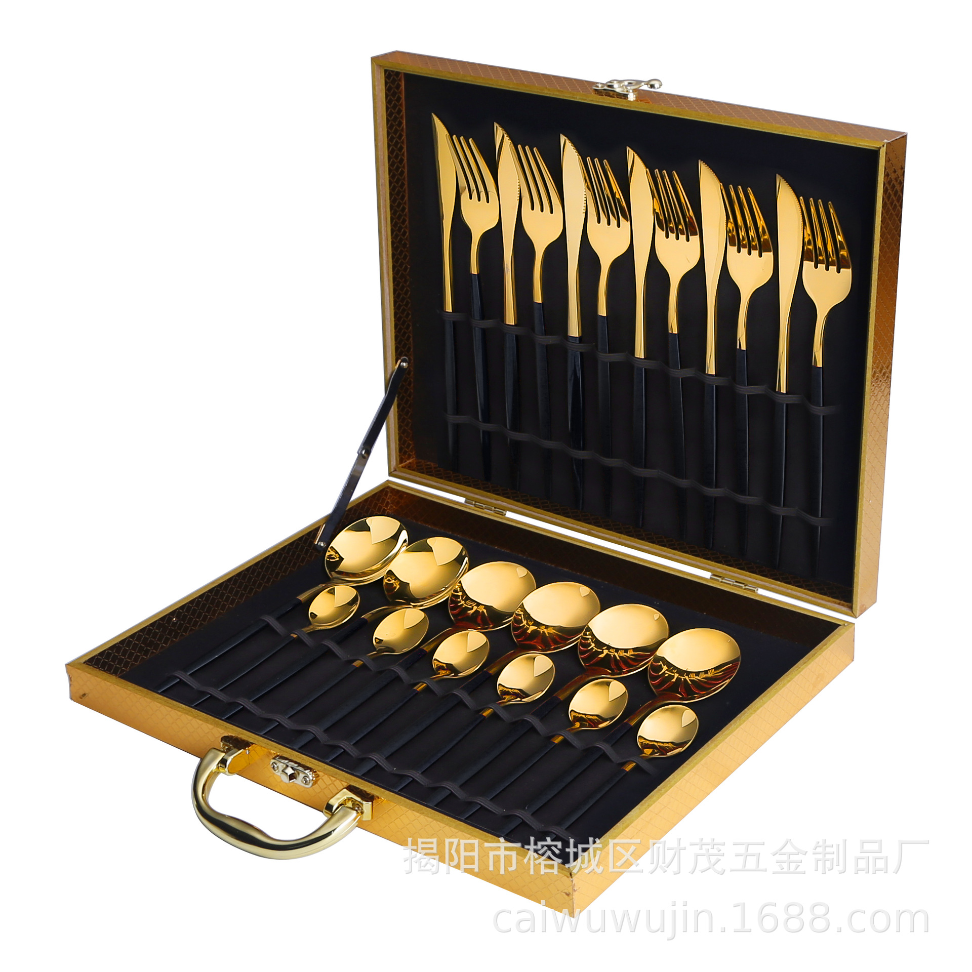 블랙 골드 24개 세트/골드 선물 상자