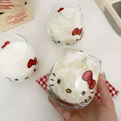 インスタイルミルクカップガラスガール高見え漫画卸売新しい高顔サンリビール新しいホーム