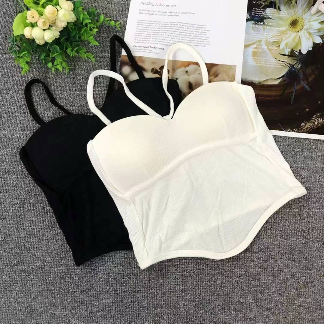 Nueva taza fija sin costuras de alta calidad, chaleco de dama sin anillo de acero, bra de yoga, ropa interior deportiva, mujer al por mayor