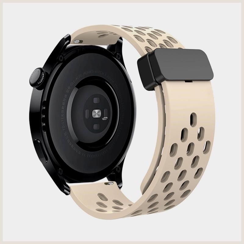 适用华为watch4手表带20mm磁吸原装透气表带22mm折叠GT2小米42mm|undefined