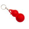 Silica gel toy, amusing keychain, anti-stress, wholesale