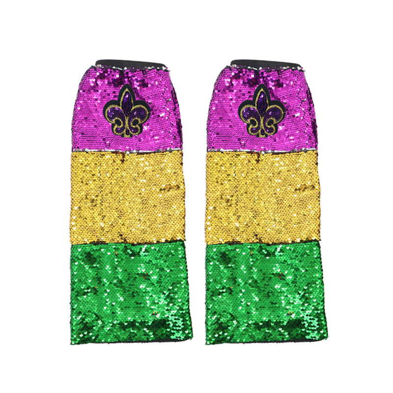 Europa y América de la moda callejera de metal sequinilla piernas cinturón elástico pantalones de baile de carnaval disfraz de gala props