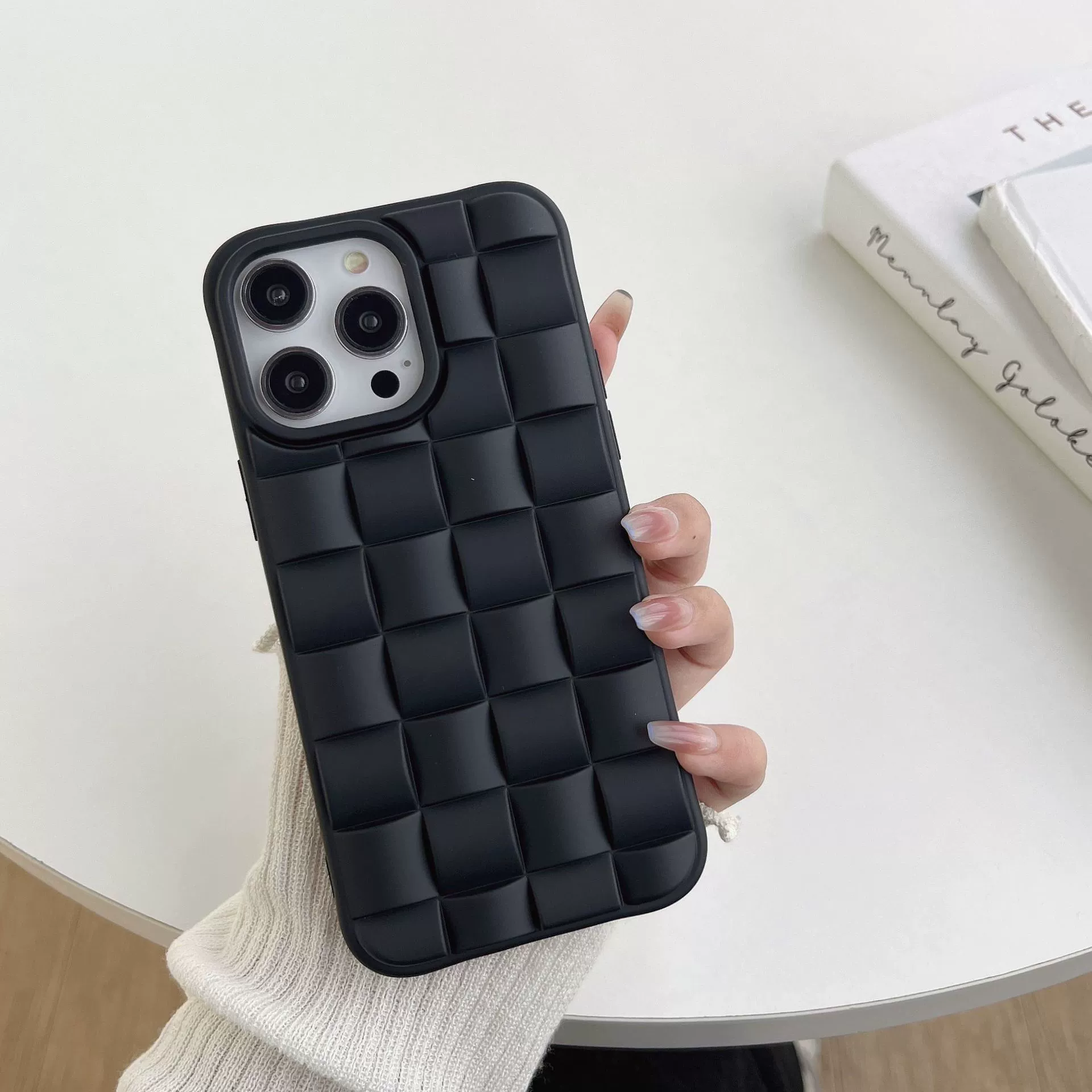 Apple, тканый совместимый чехол для iPhone 16, чехол для телефона, 16 Pro Max, защита от падений