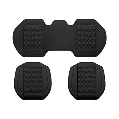 Four Seasons Pad: Genuine Leather Car Seat Cushion, High-End