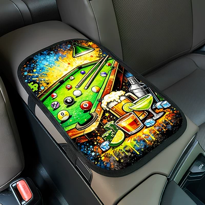 Armrest box pad | with fun patterns, sponge car - zkfs071