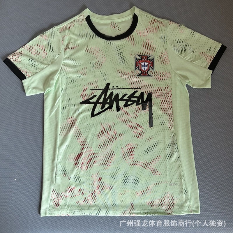 Stussy斯图西球衣弗拉门戈国米意大利纪念版葡萄牙日本短袖足球服|undefined