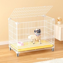 狗笼子小型犬三层加粗加固家用室内带厕所柯基泰迪比熊折叠狗笼