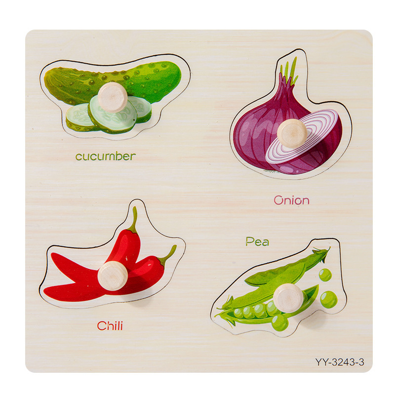 Bebé rompecabezas juego panel Montessori educación temprana mano tablero rompecabezas animal tráfico construcción bloques Niño 1-2 años viejo juguete