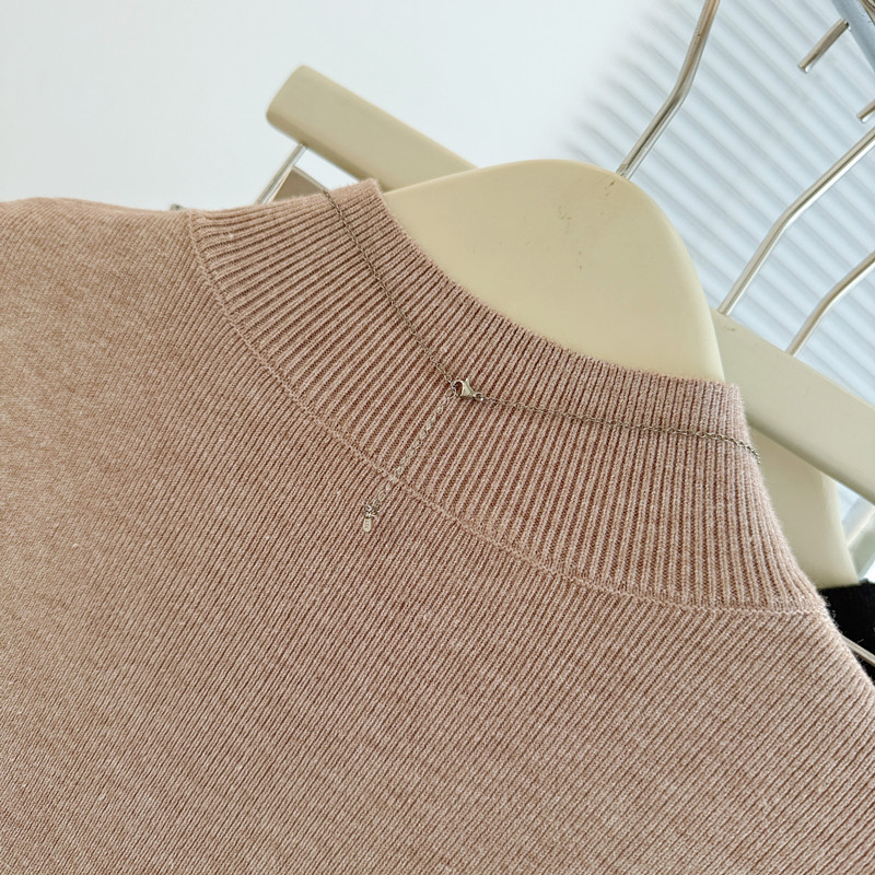 商品详情图_实拍原版半高领打底衫秋冬新款羊毛针织衫女百搭洋气