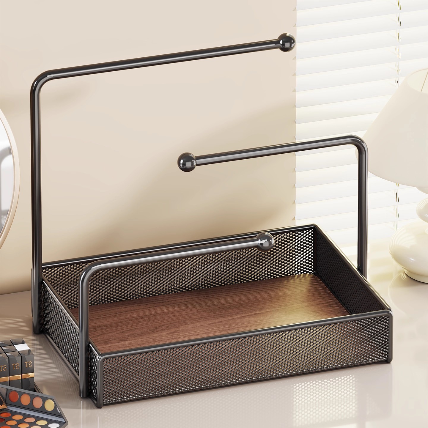 Desktop Hairband Storage Box Jewelry Box Hairpin Hair Rope Grabber Storage Rack Bracelet Watch Keychain Display Rack