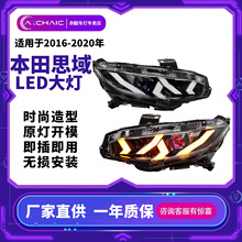 ˼������led����ܳ�������16-20�걾��HondaCivic��װ������ħ��