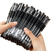 Black rollerball pen, multicoloured bullet for students