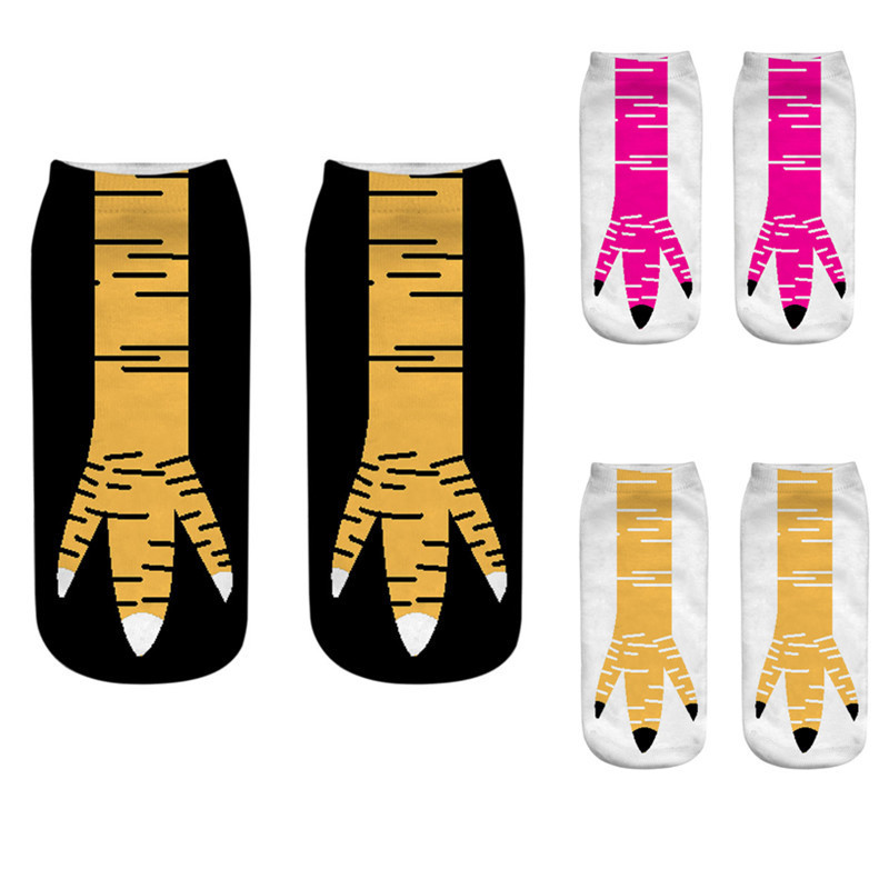New 3D digital printing socks animal paw socks simulation socks men and women personality socks INS New 3D digital printing socks animal paw socks simulation socks men and women personality socks INS