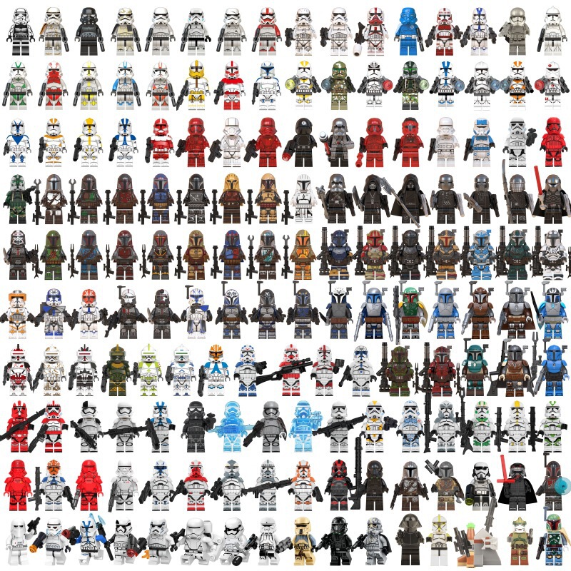 Foreign Trade Special for Planet Building Blocks, Characters, Storm Legion, Samurai, Clone Charge Soldiers, War Small Particles, Doll Toys