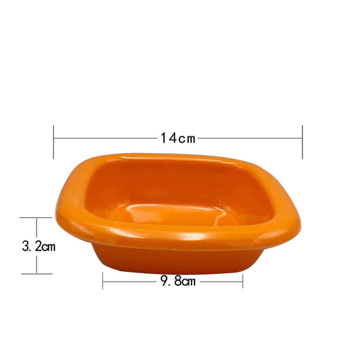Pet Single Bowl, Cat and Dog Puppy Small Bowl Bamboo Carbon Fiber Melamine Bowl, Cat Bowl Dog Bowl Food Tray