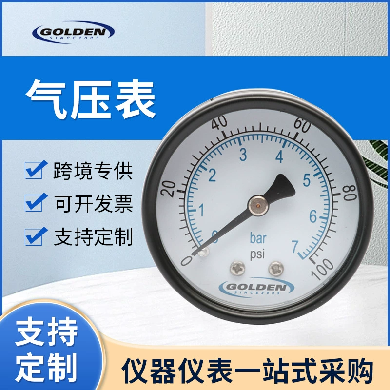 Трансграничный исключительно для 0-7bar барометр общий манометр Химический прибор давления