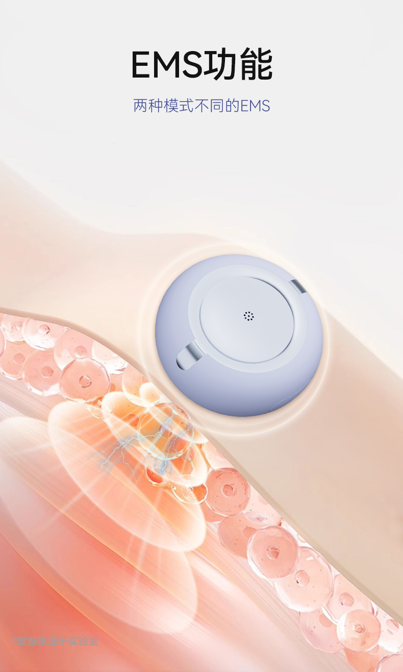 New Electric Facial Cleansing Brush with Red Light EMS Pore Cleanser Mini Face Cleaning Vibrating Facial Brush