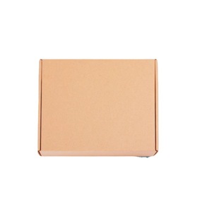 Size 35*19*6cm in stock hard aircraft box rectangular yellow blank express box flat B tile three layers