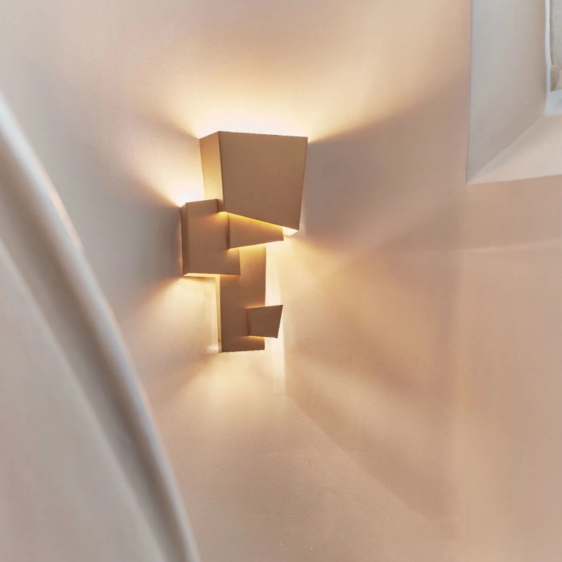 Pared dormitorio sala de estar diseñador nórdico lámpara de cabezal de cama lámpara de pared lámpara de pared diseño de pasillo moderno posmoderno caminar