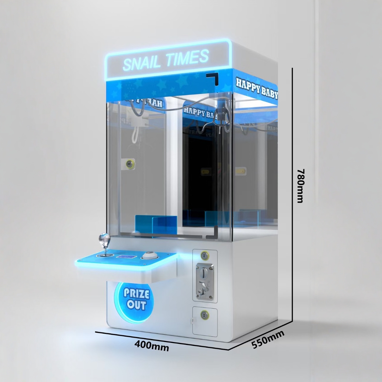 Máquina de garras para niños pequeños para empujar monedas Mini clip Máquina de gashapon para muñecas Uso doméstico Equipo de videojuegos de monedas