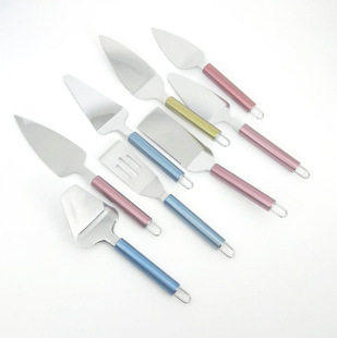 Stainless Steel Cake Shovel Triangle Cheese Shovel Japanese Cuisine Triangle Shovel Toothed Cake Knife Pizza Shovel