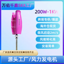 垂直轴郁金香风力发电机路灯ST300W/1KW/2KW/3KW低噪音低转速厂家