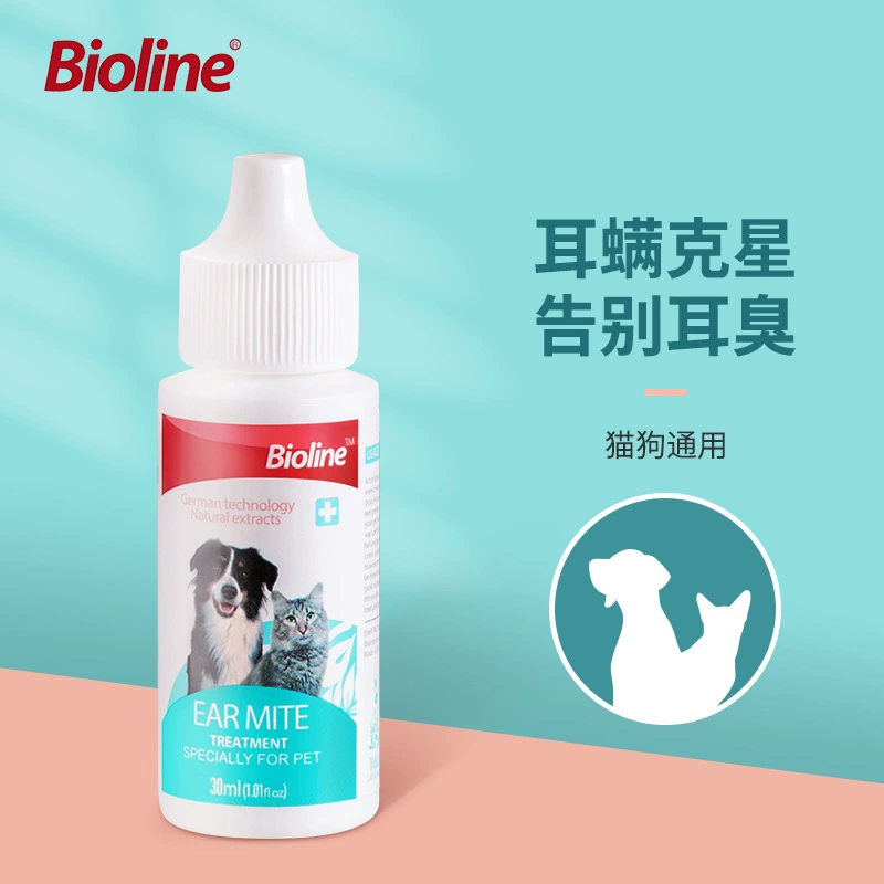 Масло ушного клеща Bioline Pet оптом, Bioline для кошек и собак, Универсальное масло ушного клеща, прямые продажи с фабрики