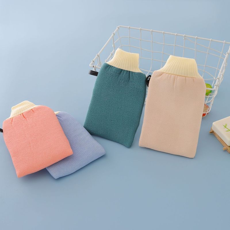 実用的なバスタオル、二重構造の厚手の入浴専用グローブ、バスタオル、背中や泥をこするための入浴用タオル|undefined