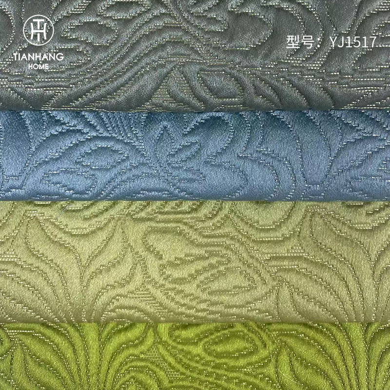 源头厂家高精密提花布欧式工程窗帘布沙发可做软装抱枕面料有现货